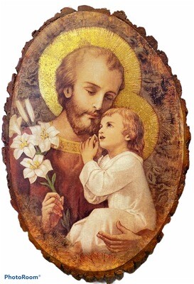 St. Joseph And Child Plaque