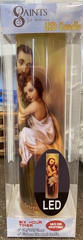 St. Joseph LED Candle