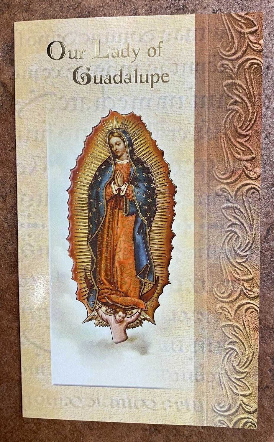 Our Lady Of Guadalupe Biography Prayer Card