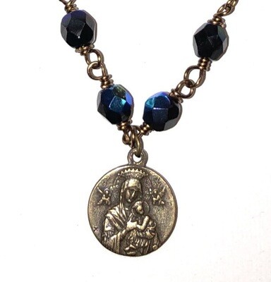 Our Lady Of Perpetual Help/St. Gerard Majella Necklace