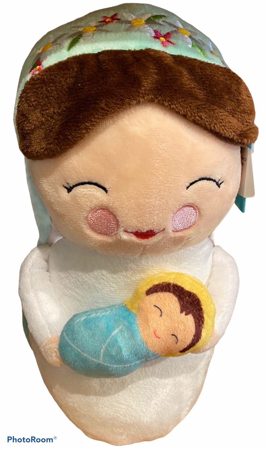 Mary And Baby Jesus Plush Doll