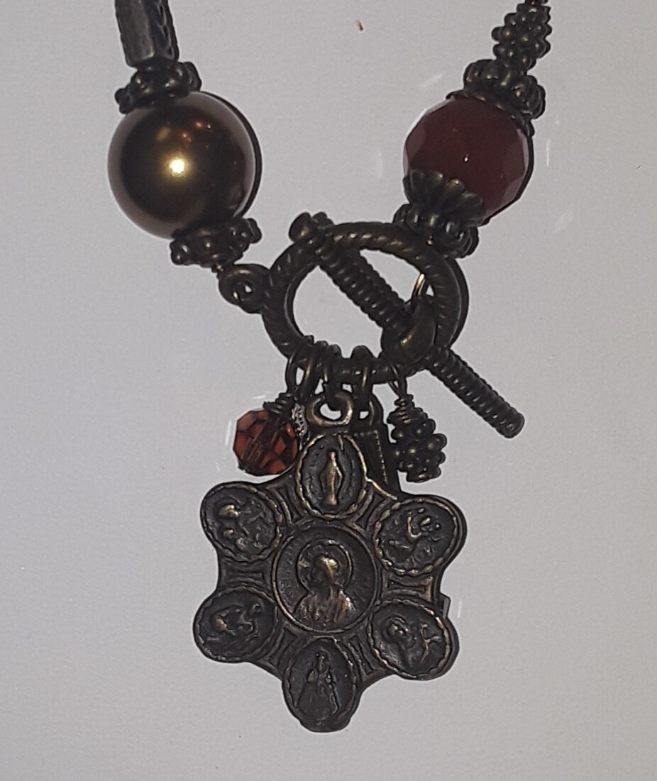 Bronze All Saints Necklace