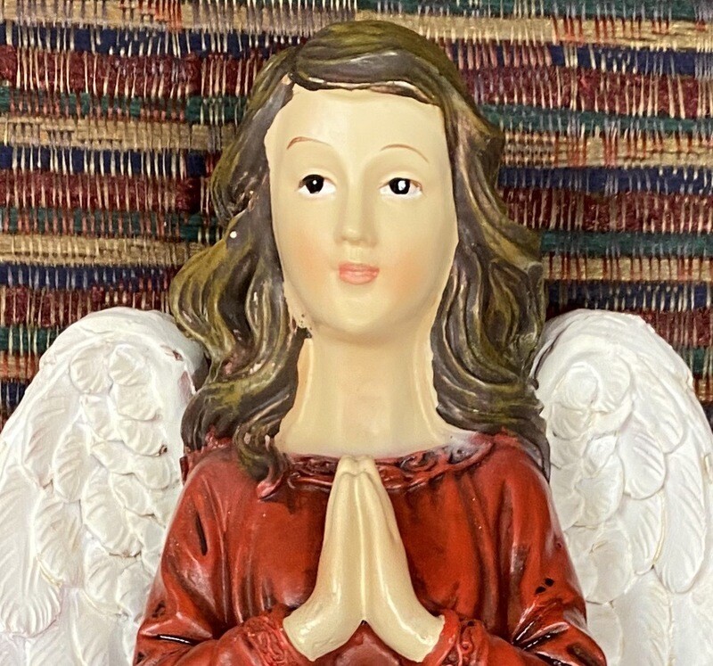 Red Praying Angel