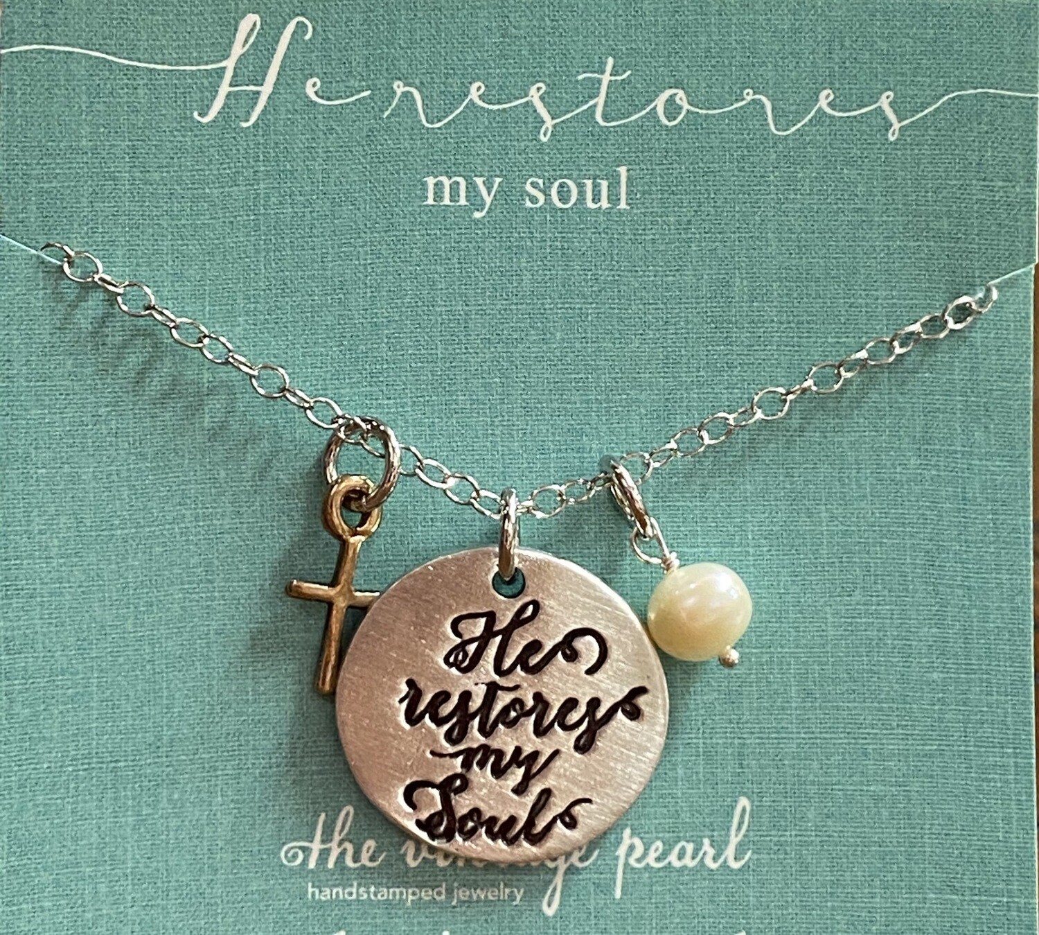 He Restores My Soul Necklace