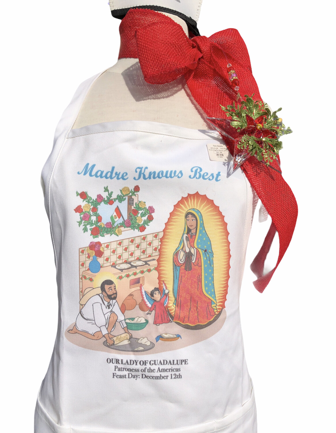 Madre Knows Best/Our Lady Of Guadalupe Chef’s Apron