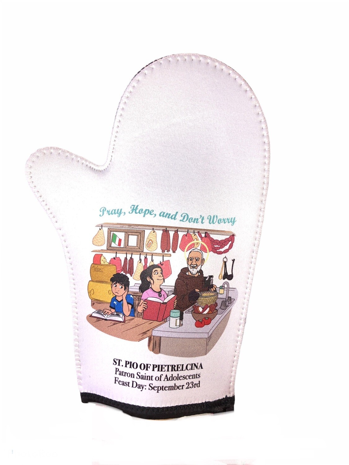 St. Pio Of Pietrelcina Oven Mitt