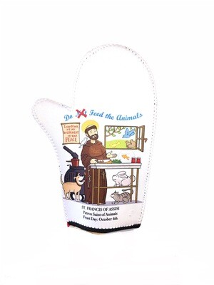 St. Francis Of Assisi Oven Mitt