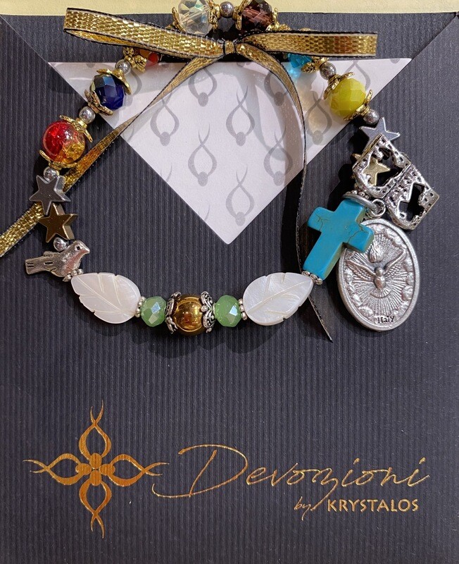 Holy Spirit Elastic Chaplet Bracelet