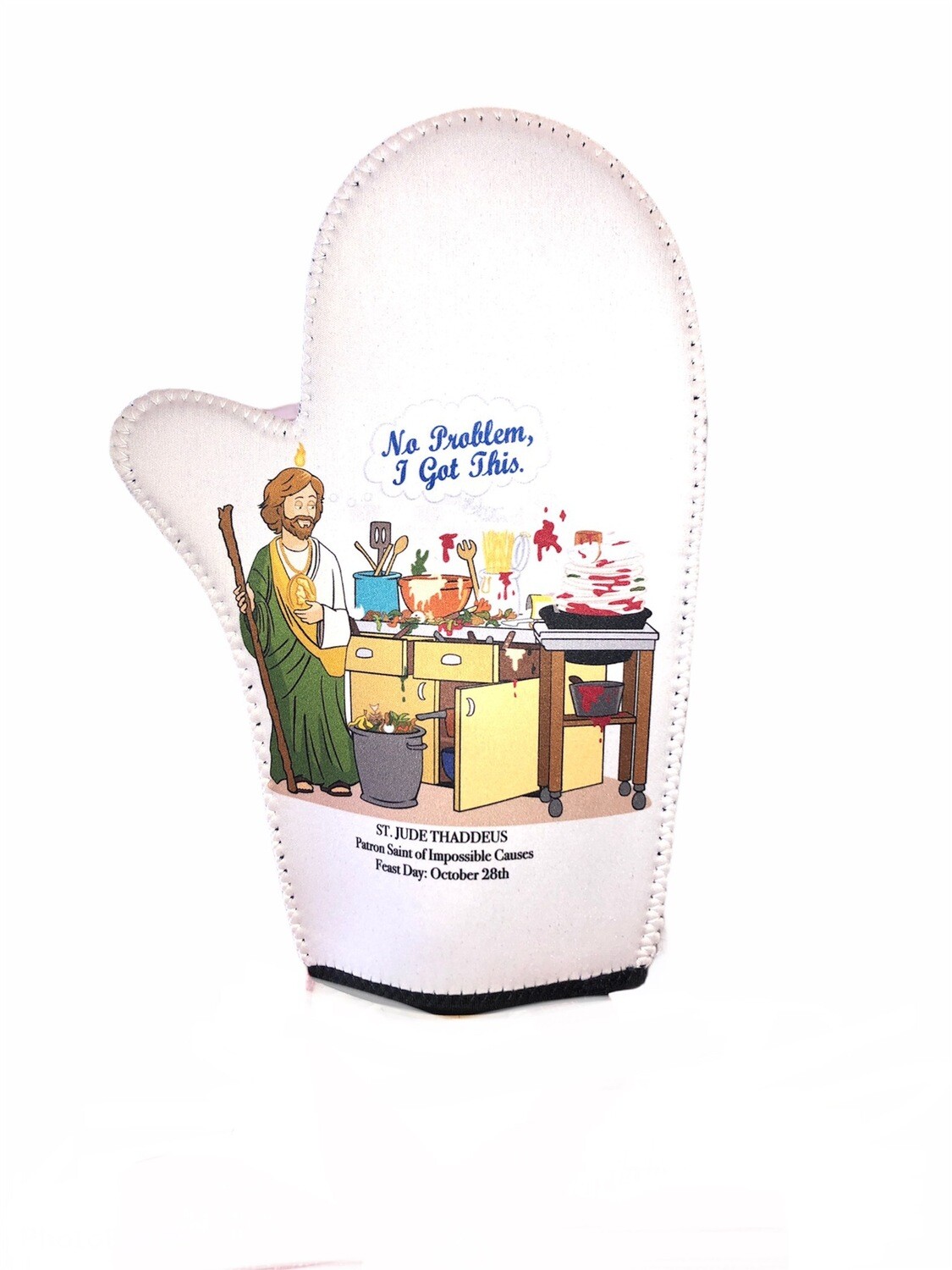 St. Jude Thaddeus Oven Mitt