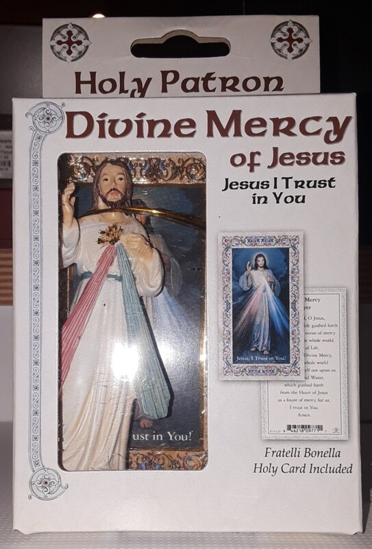 Divine Mercy of Jesus 4&quot; Statue