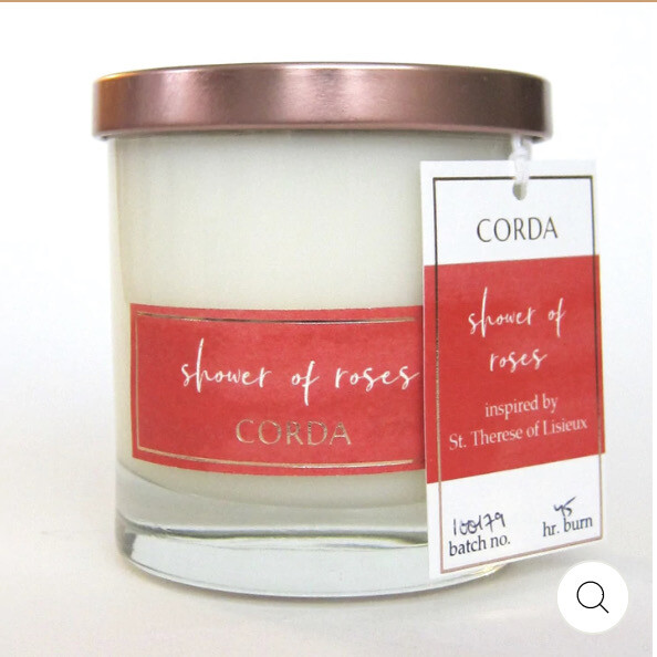 Shower Of Roses/St. Therese Of Lisieux Candle