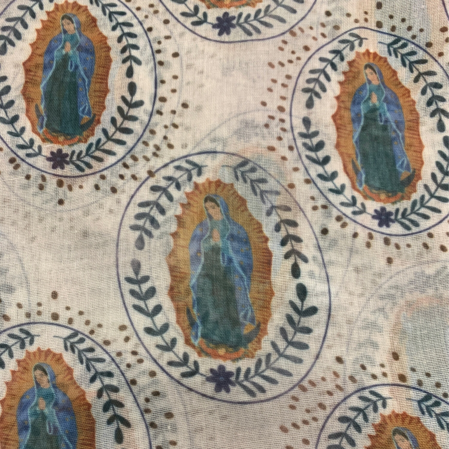 Blue Dress Of Mary Scarf