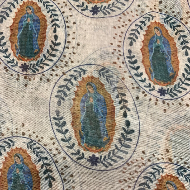 Blue Dress Of Mary Scarf