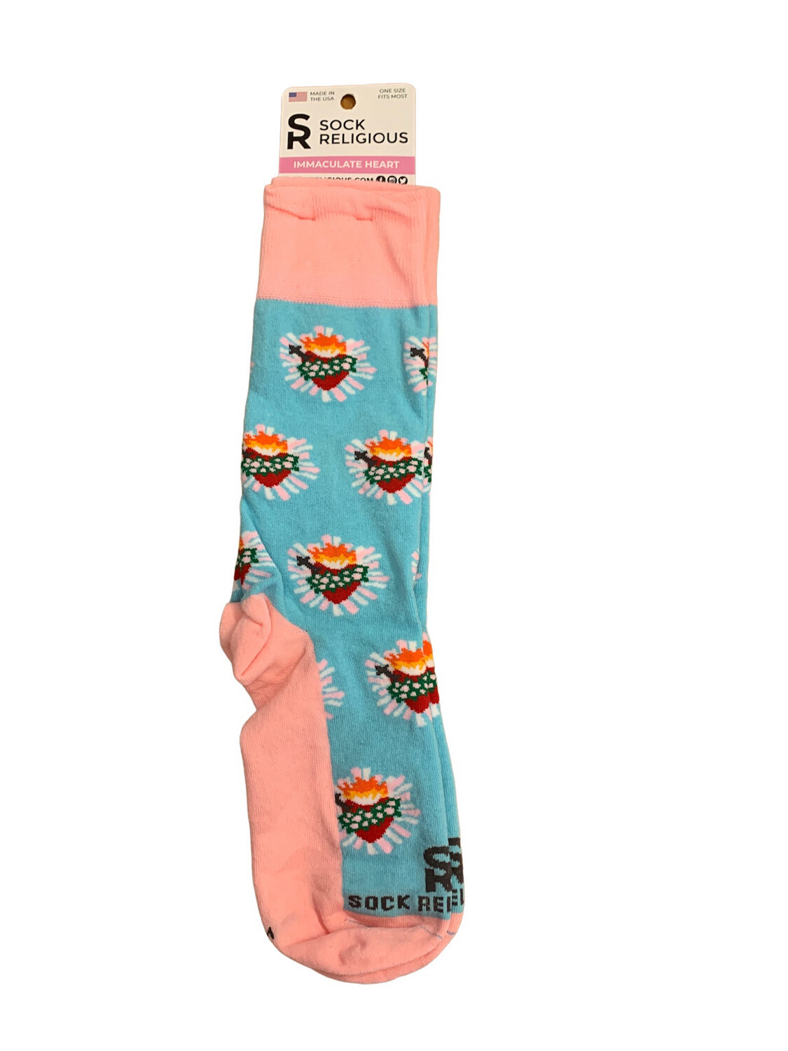 Immaculate Heart of Mary socks