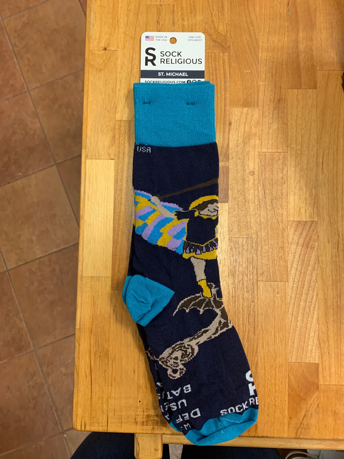 St. Michael The Archangel Socks