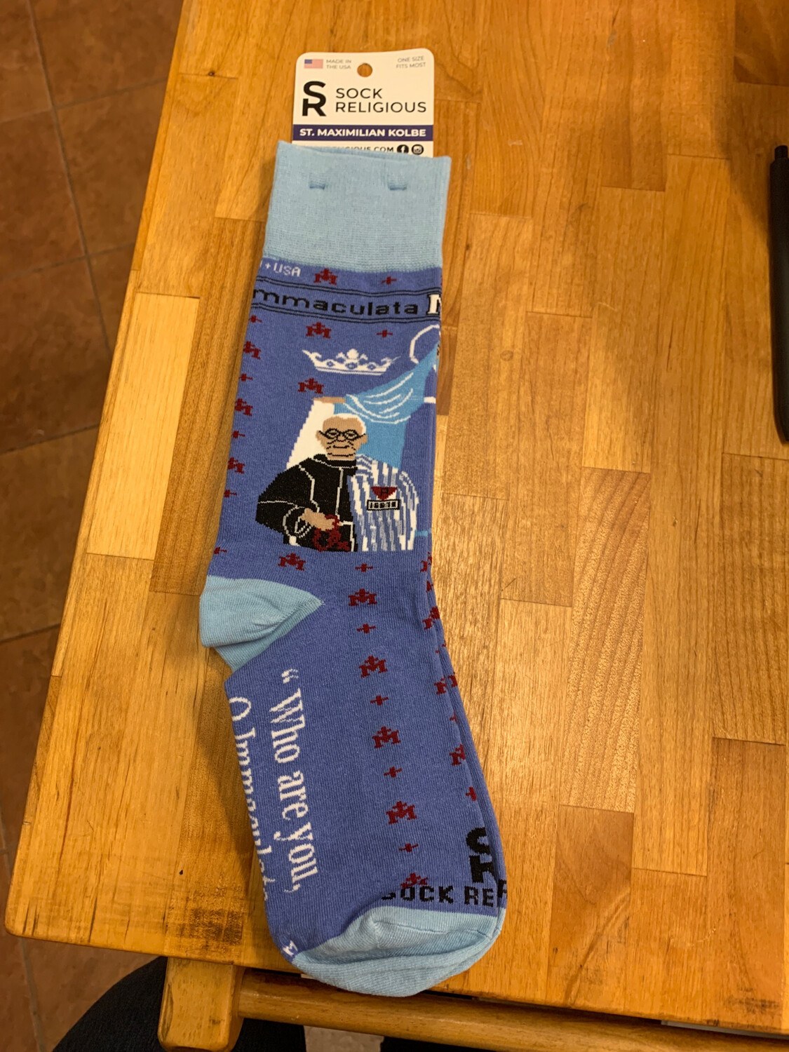 St. Maximilian Kolbe Socks