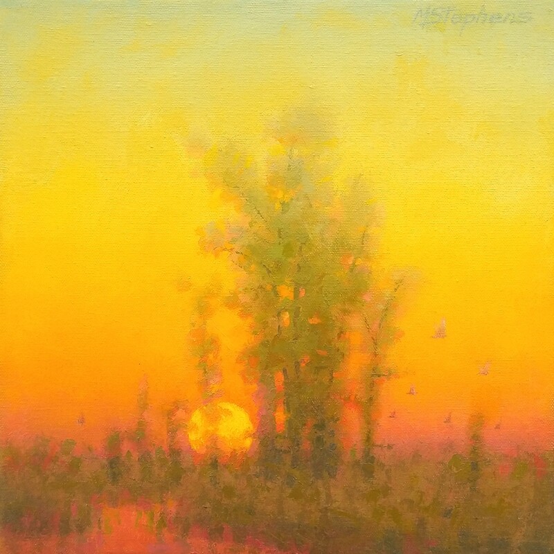 ​Misty Marsh Evening