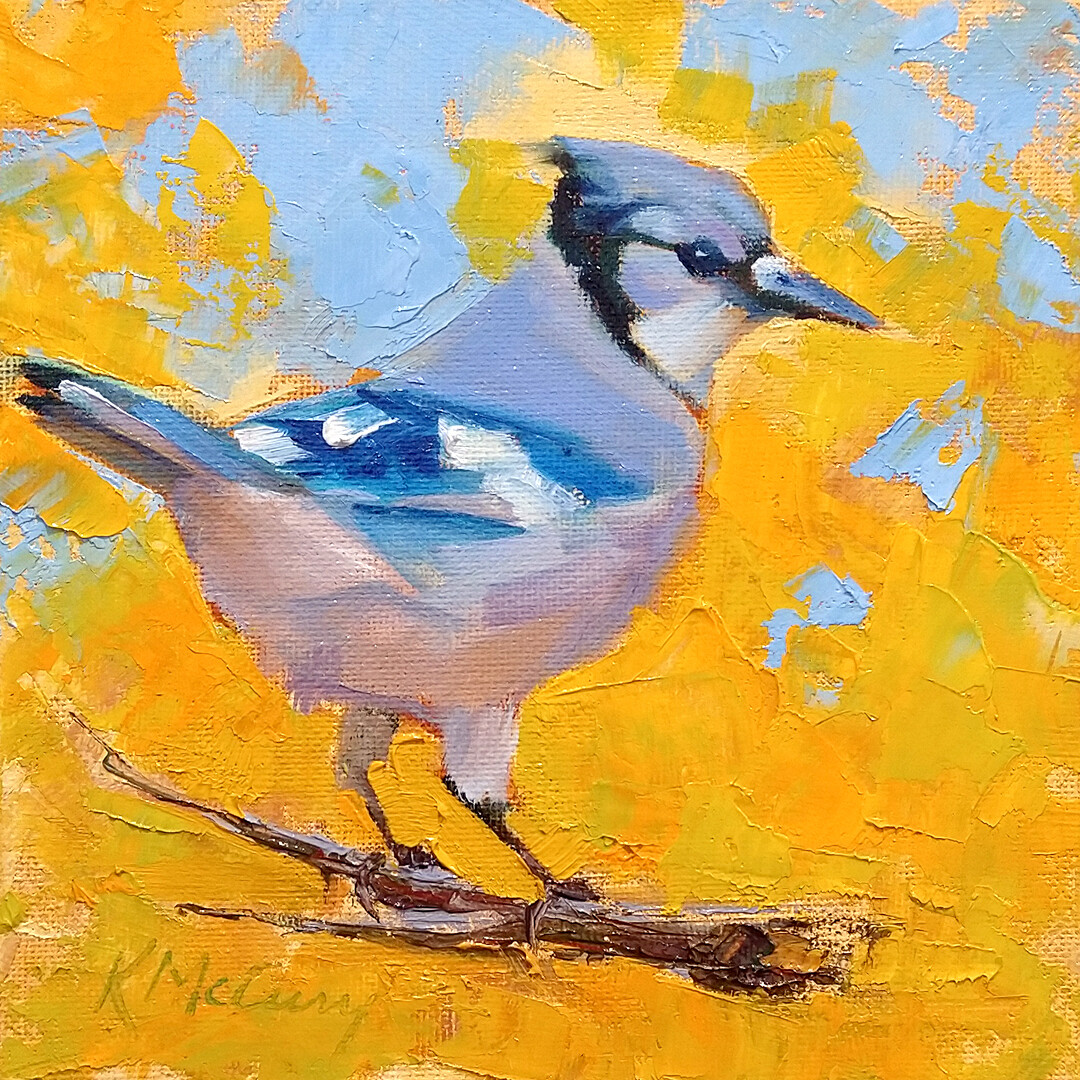 Autumn Blue Jay
