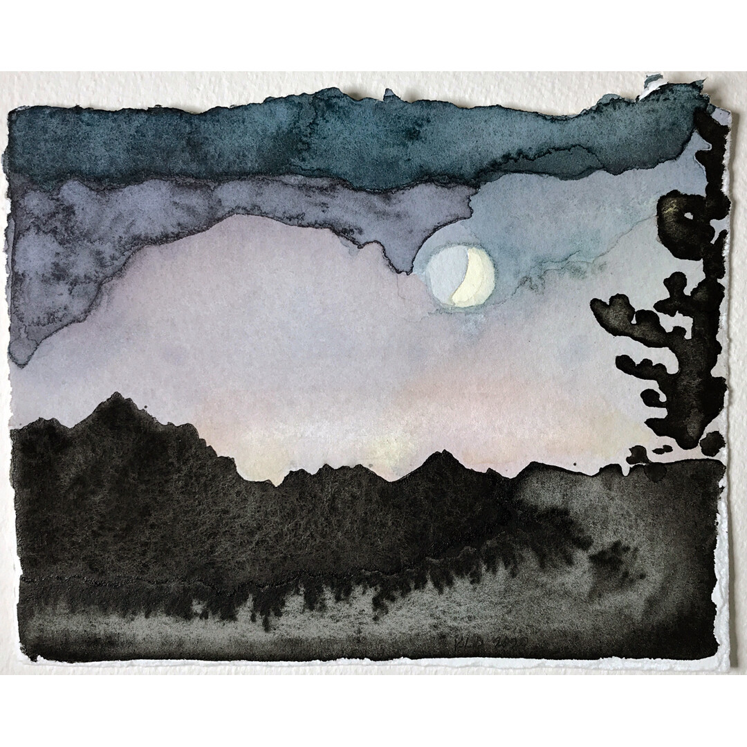 Sawtooth Moonlight by Kristen Dunkelberger