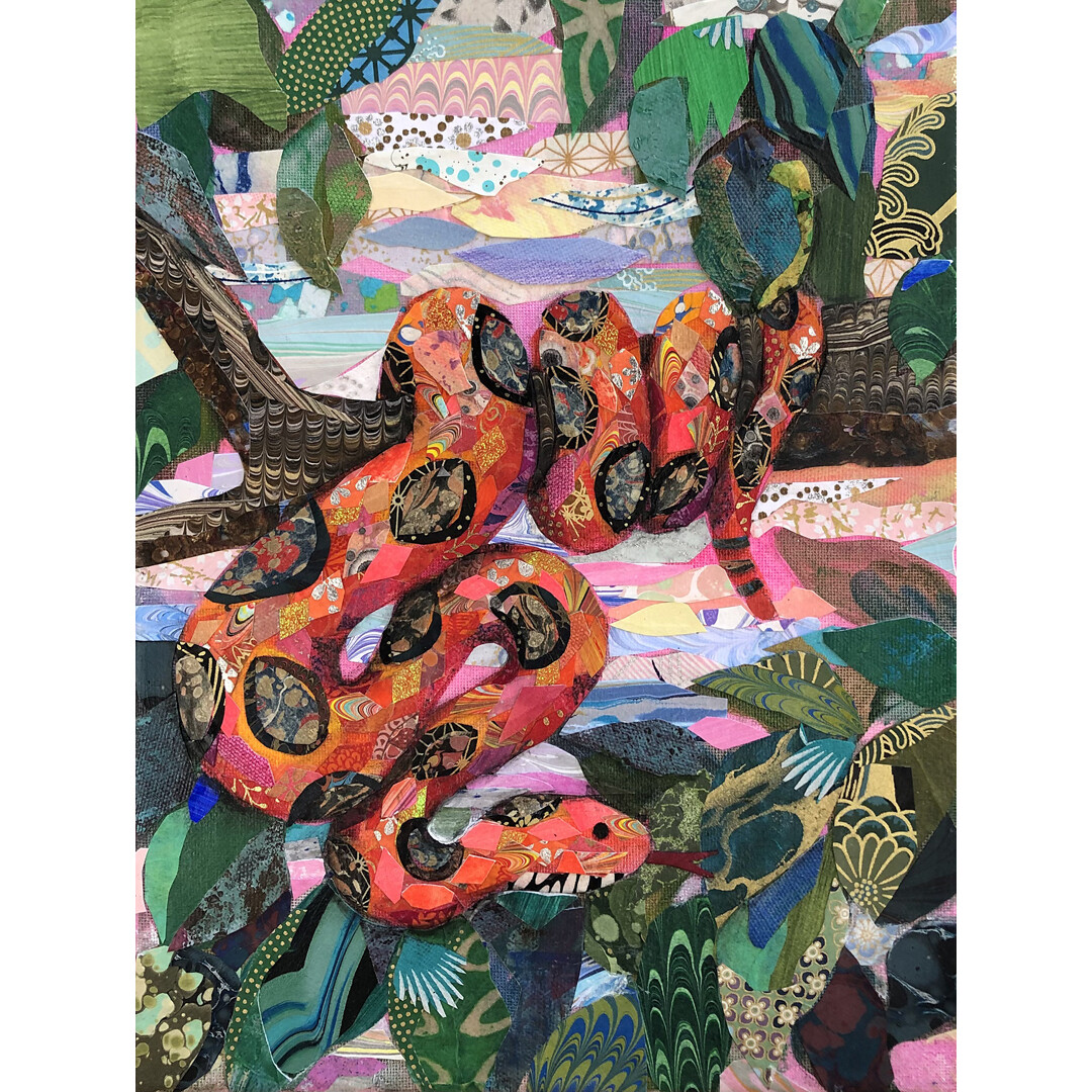 Orange Snake by Phyllis Gorsen