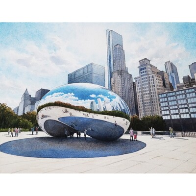 Chicago Bean in Sunlight by Jianqiao Luan