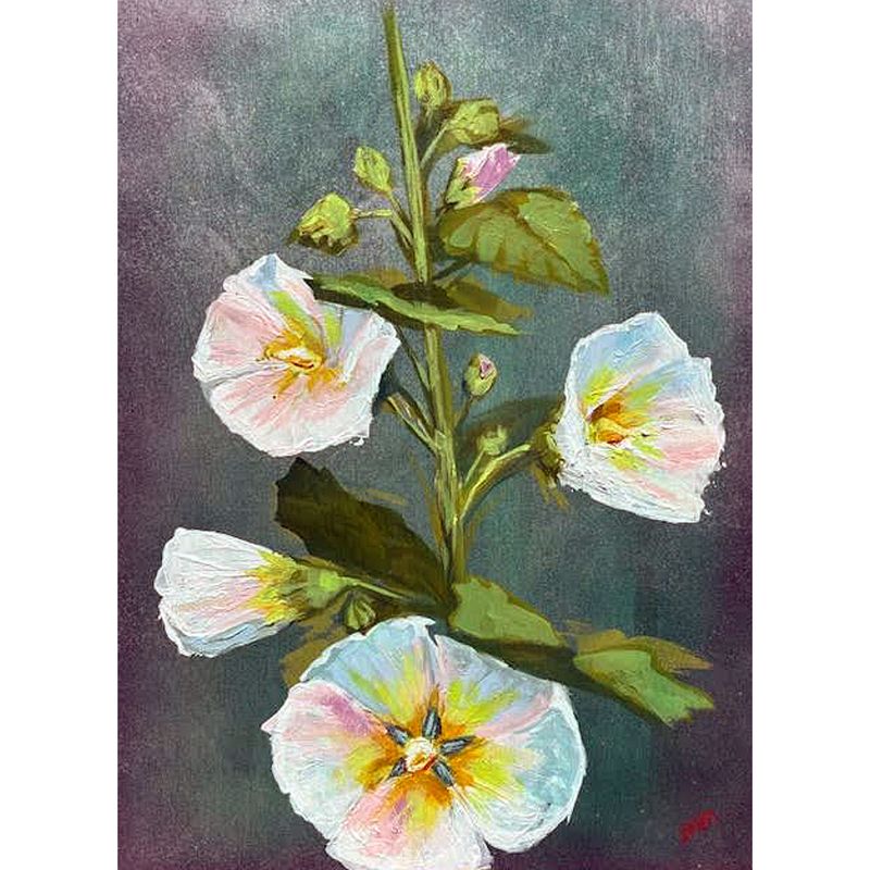 Hollyhocks