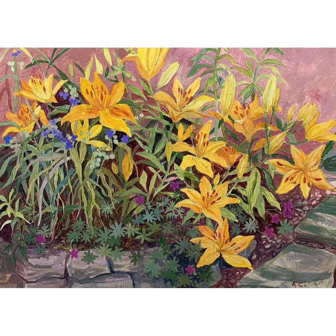 Happy Lilies by Andra Chase