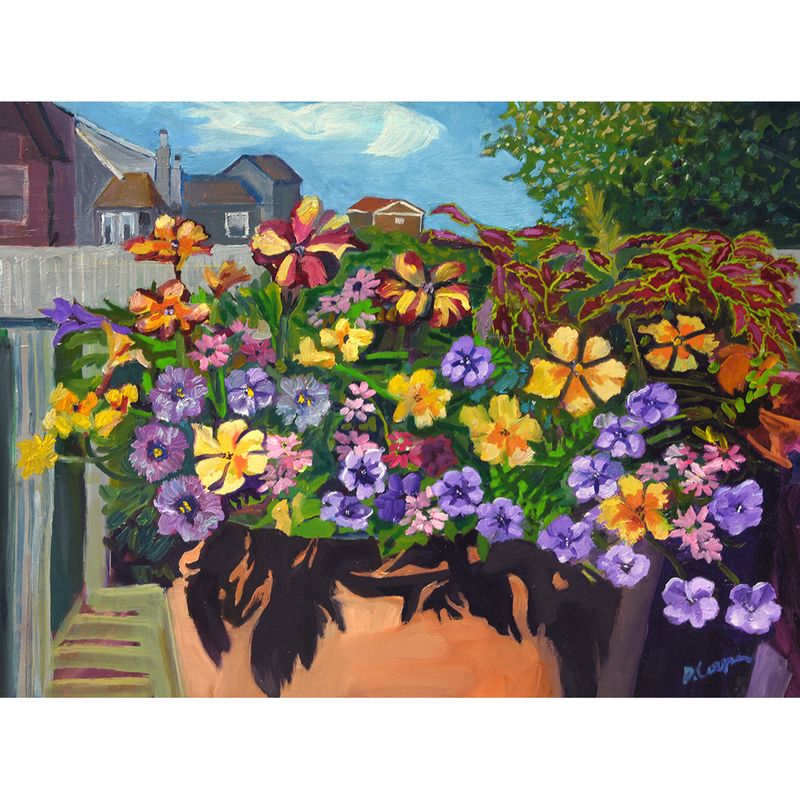 Deck Flowers by David Cooper