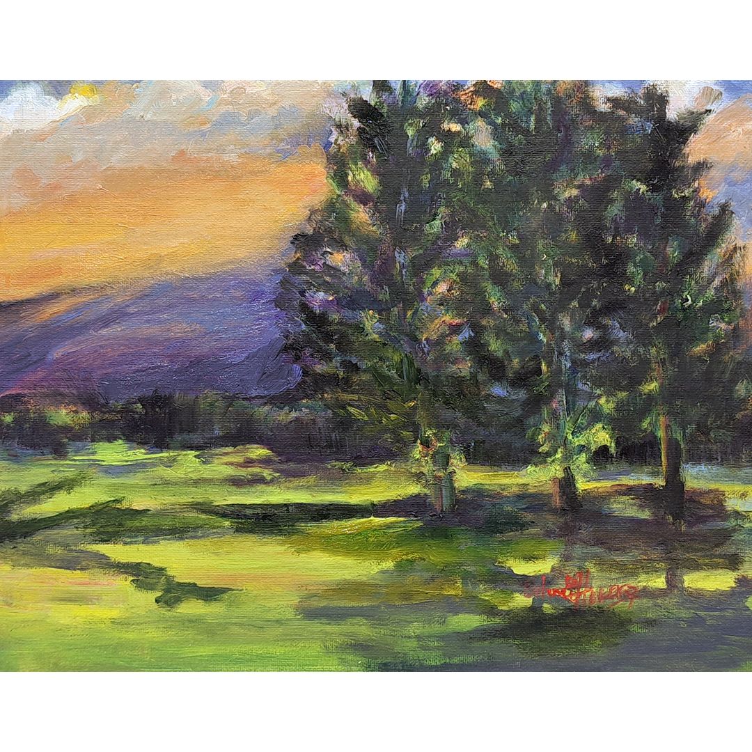 Sunset on the Hill by Erlene Flowers