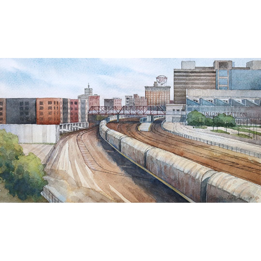 Western Auto View from Pennway Street by Jianqiao Luan