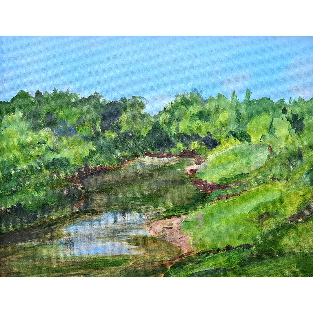 Clear Skies Creekside by Linda Nocita