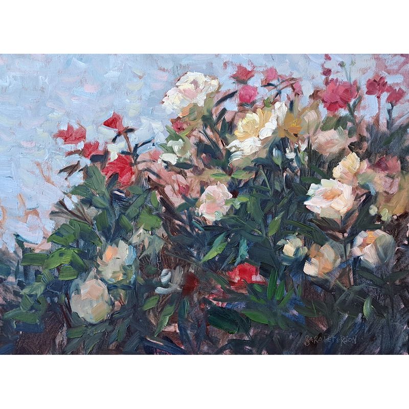 Peonies After the Rain by Sara Peterson
