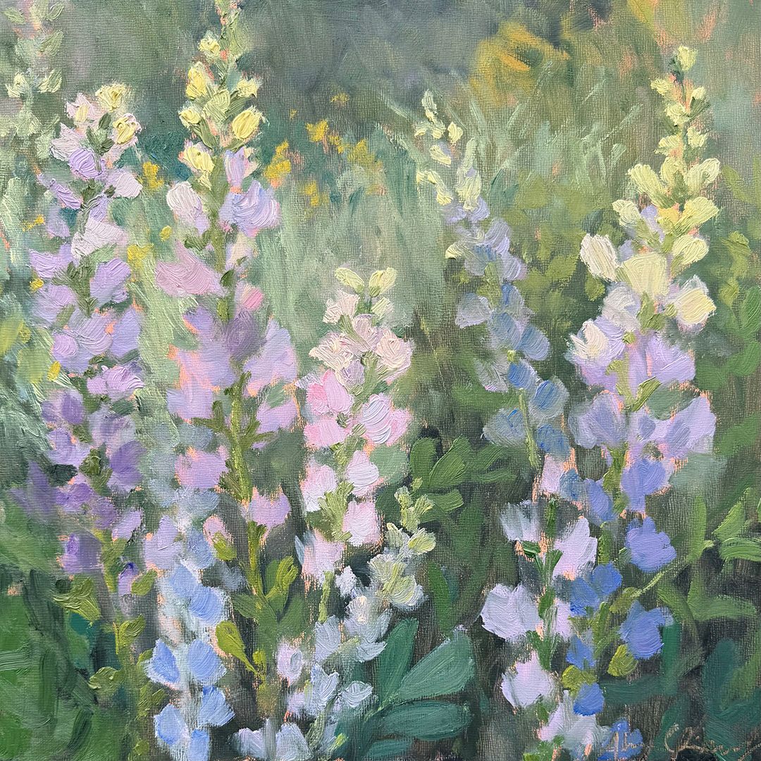 Indigo at the Arboretum by Alysia Quisenberry