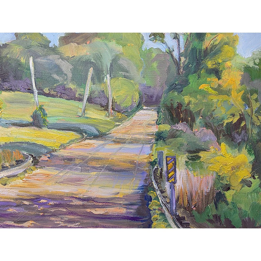 Hedge Lane by Irene Schomacker