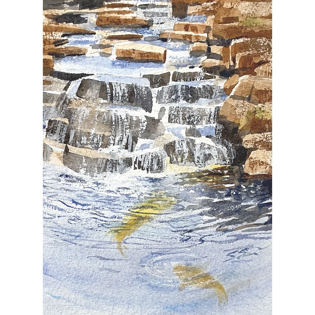 Illusion With Fish by Sharon Shumacher