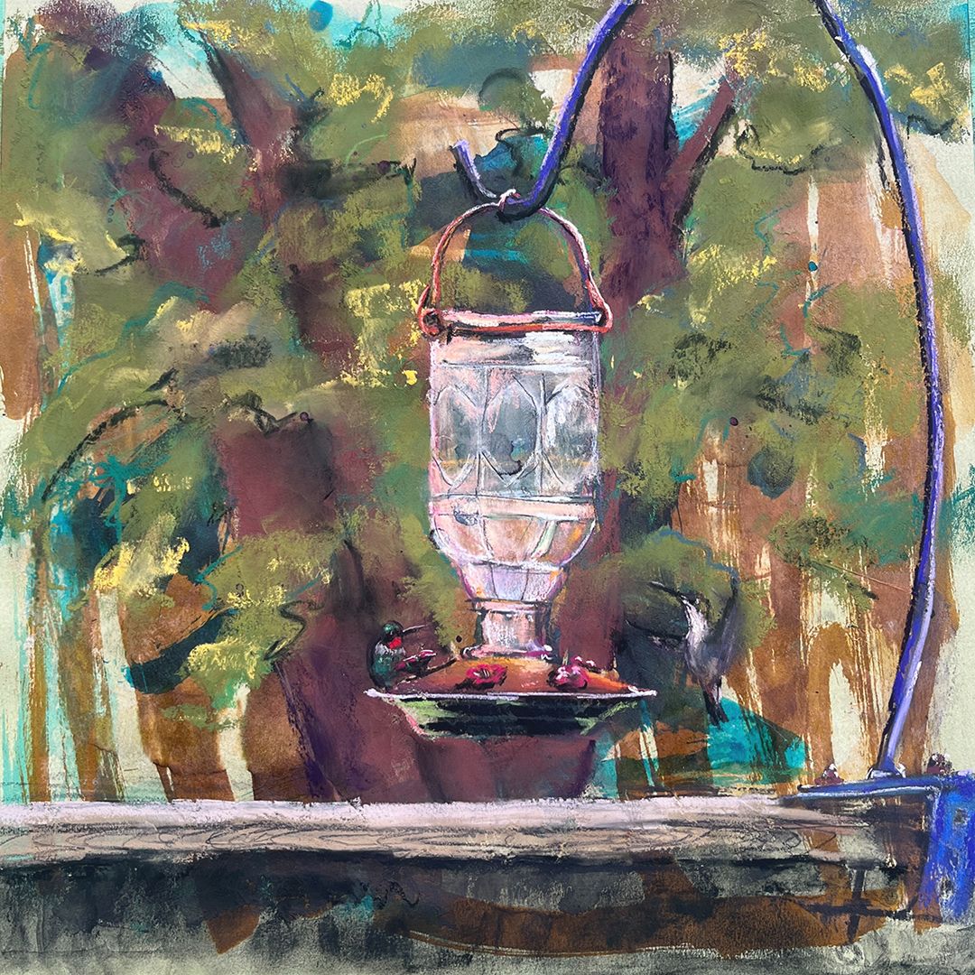 Feeder for Two by Jill Tichenor