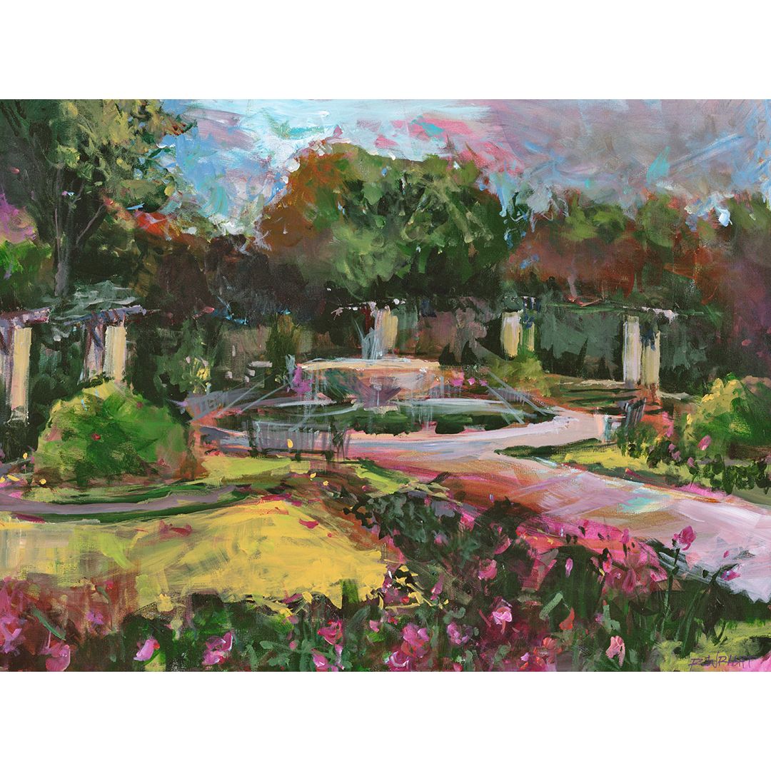 Spring Roses in Loose Park by Rick Wright
