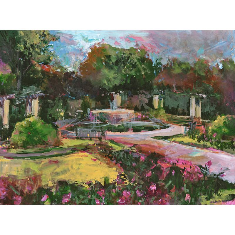 Spring Roses in Loose Park by Rick Wright