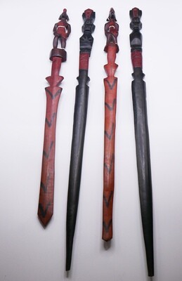African Wooden Swords - sold in pairs