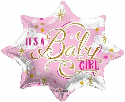 18 Inch It's a Baby Girl Balloon