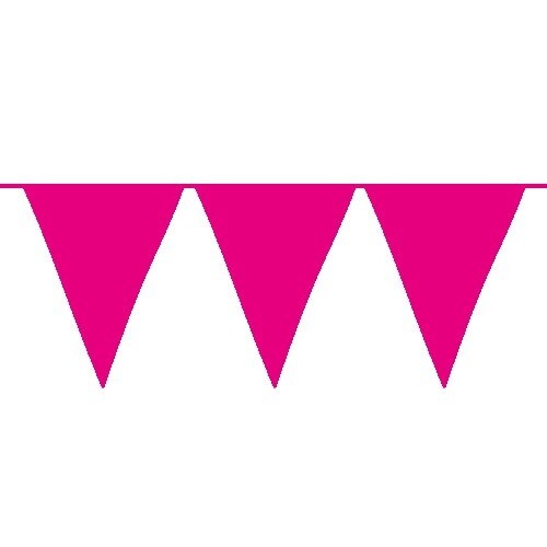 Hot Pink Waterproof Bunting 10M