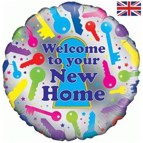 18 Inch Welcome To your New Home Balloon