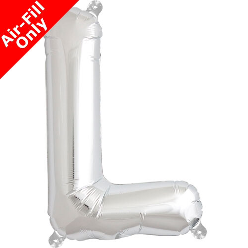 16 Inch Air Fill Letter L Balloon