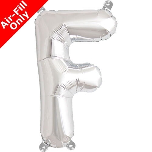 16 Inch Air Fill Letter F Balloon