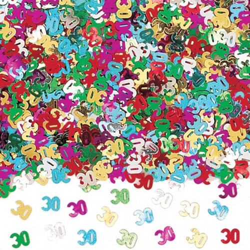 Multi Colour 30 Metallic Confetti (14G)