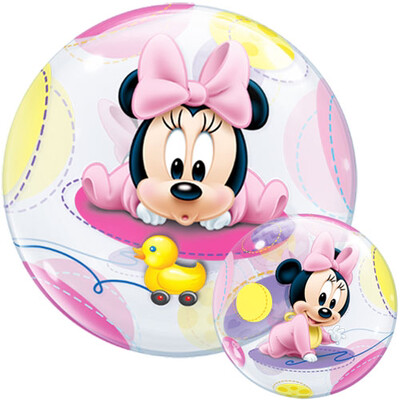 22 Inch Baby Minnie Mouse Bubble Balloon