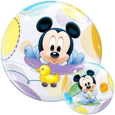 22 Inch Baby Mickey Mouse Bubble Balloon