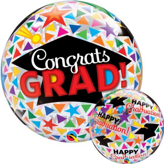 22 Inch Congrats Grad Bubble Balloon