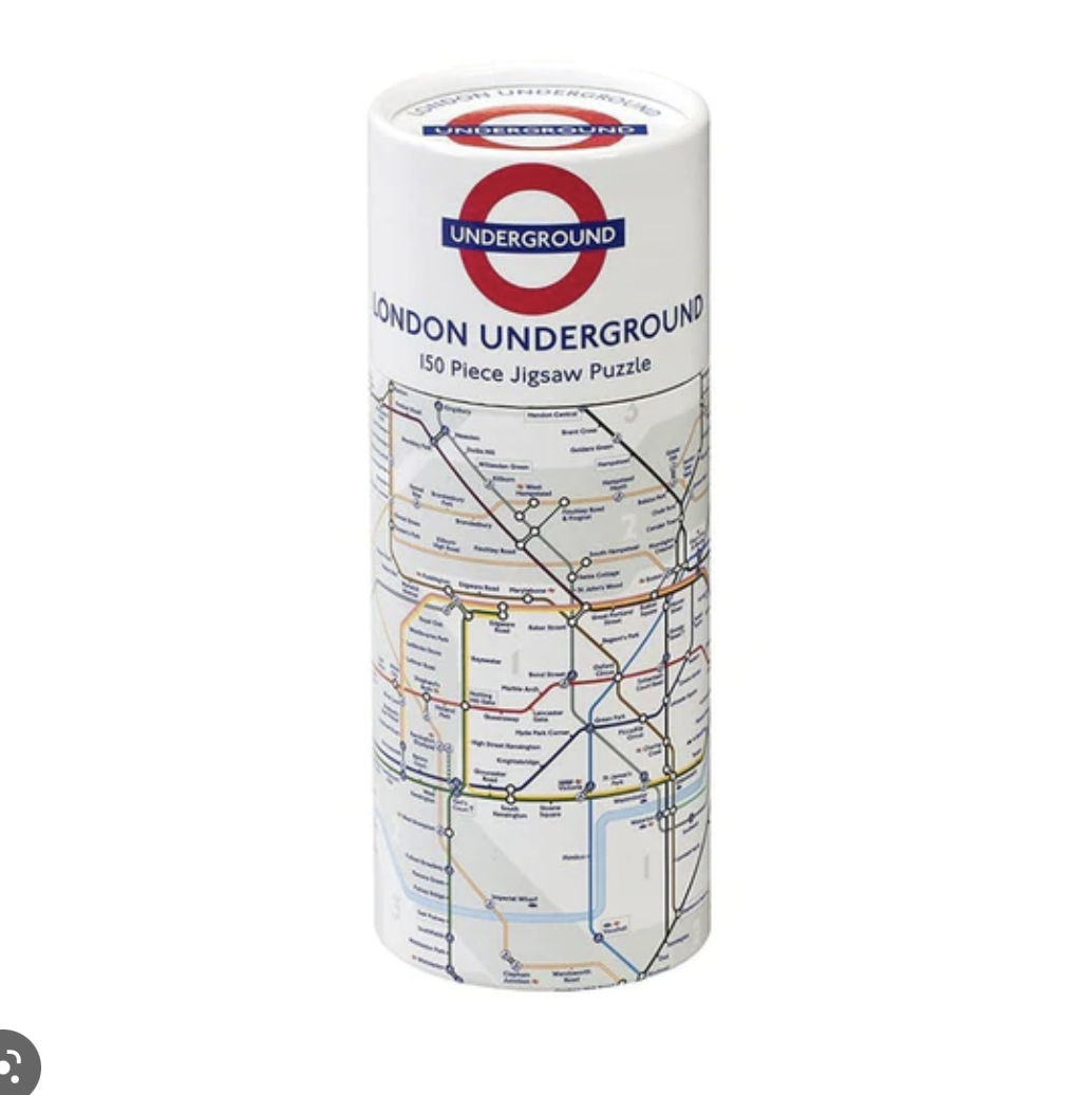 Gibsons TFL London Underground Map Tube 150 Piece Jigsaw Puzzle