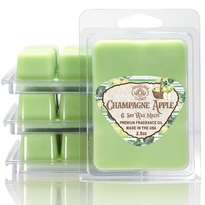 Champagne Apple Wax Melts - 4 Pack